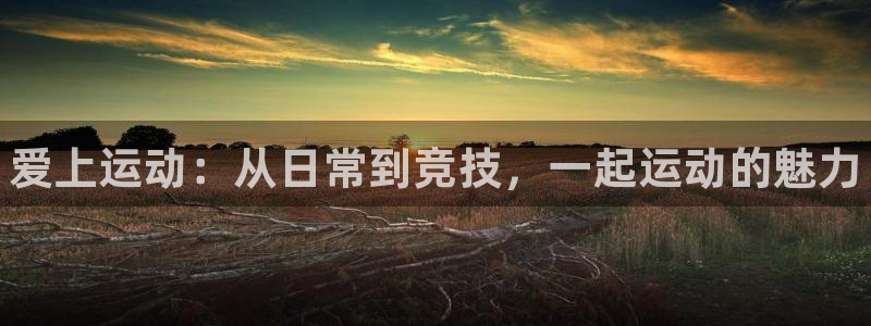 必发官网下载平台假的吗是真的吗：爱上运动：从日常到竞