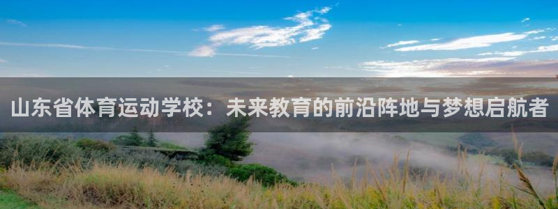 海南必发官网下载：山东省体育运动学校：未来教育的前沿