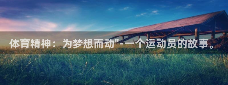 必发官方正版app新能源：体育精神：为梦想而动\